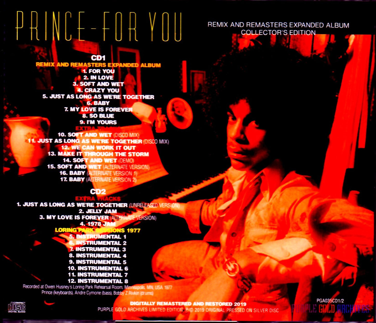 Prince/For You Remix and Remaster & more