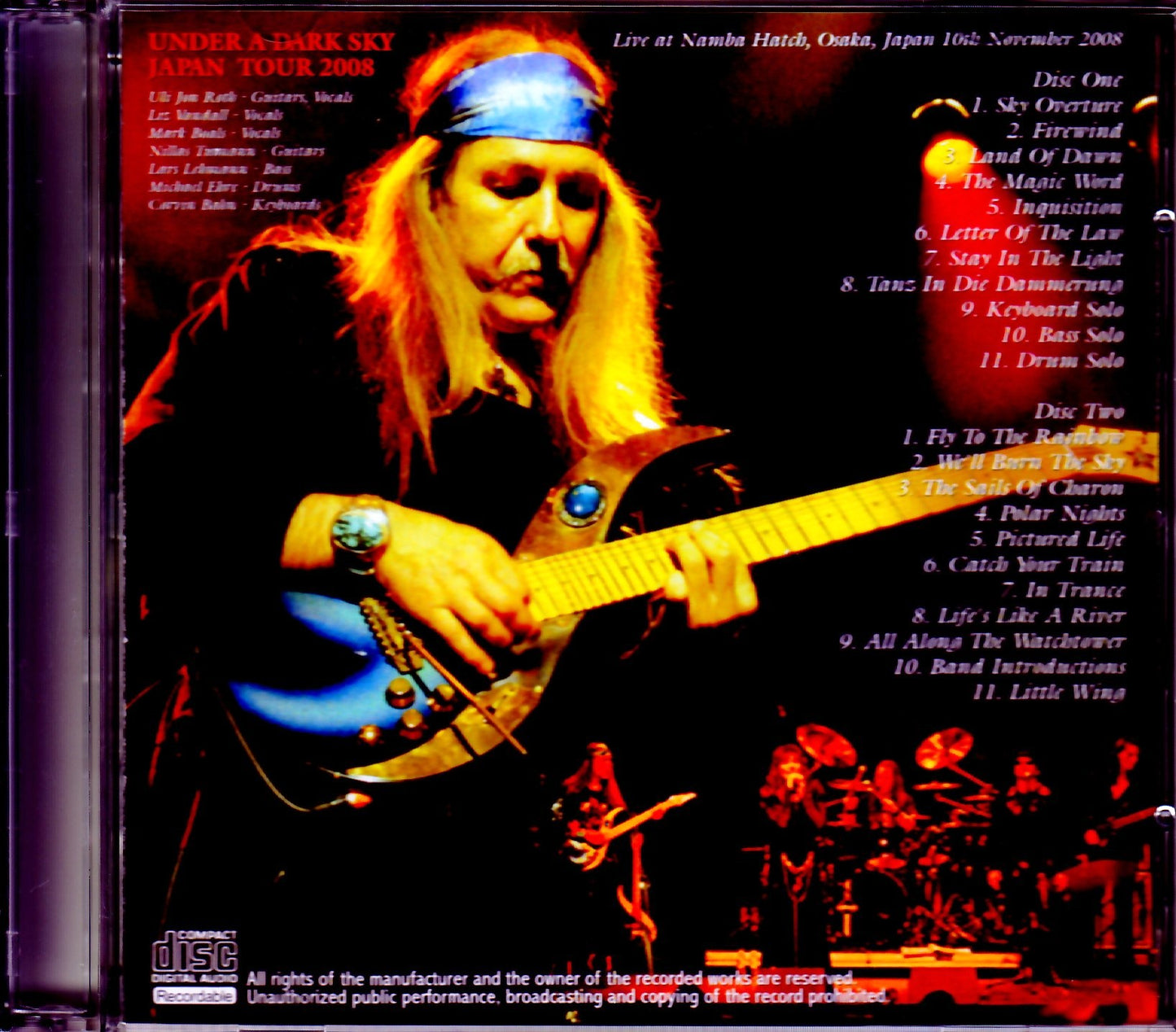 Uli Jon Roth/Osaka,Japan 2008
