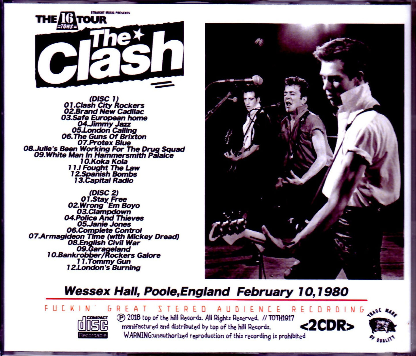 Clash/England,UK 1980