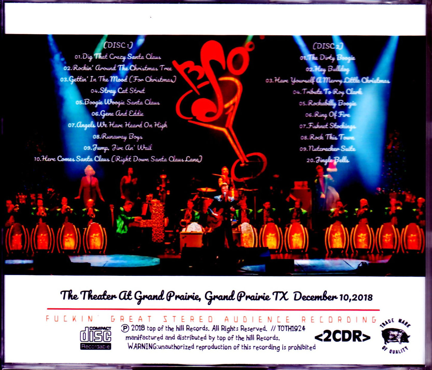 Brian Setzer Orchestra/TX,USA 2018