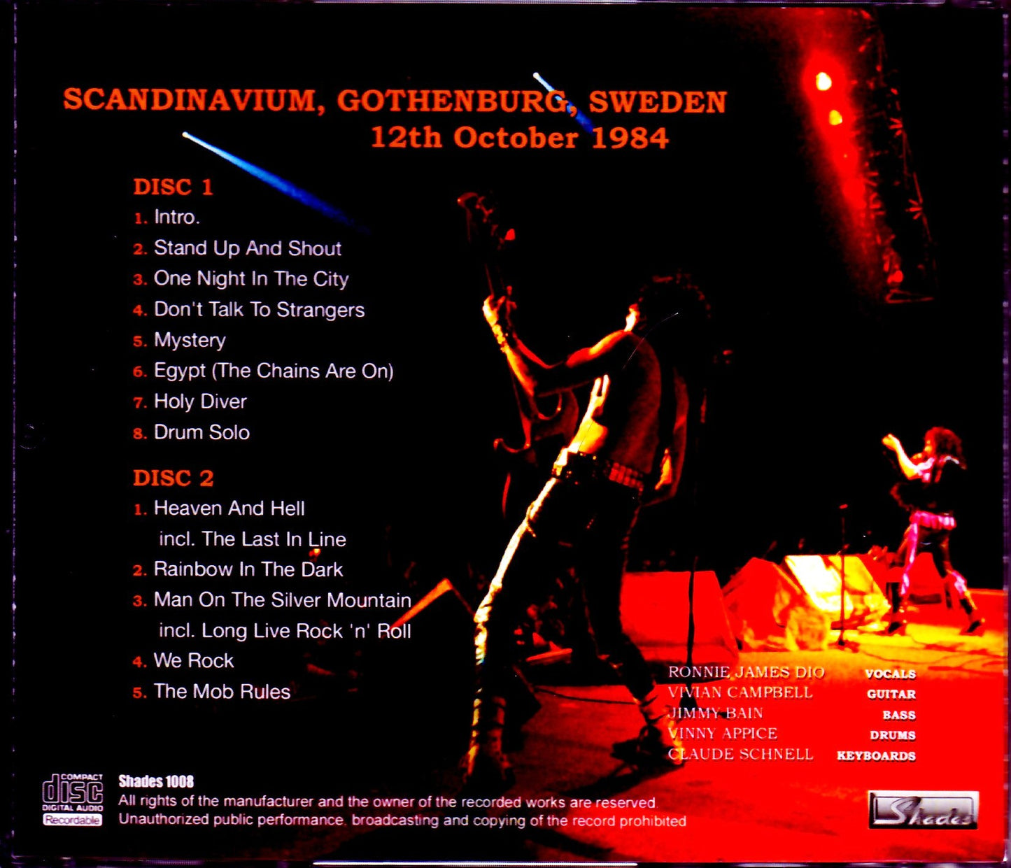 Dio/Sweden 1984