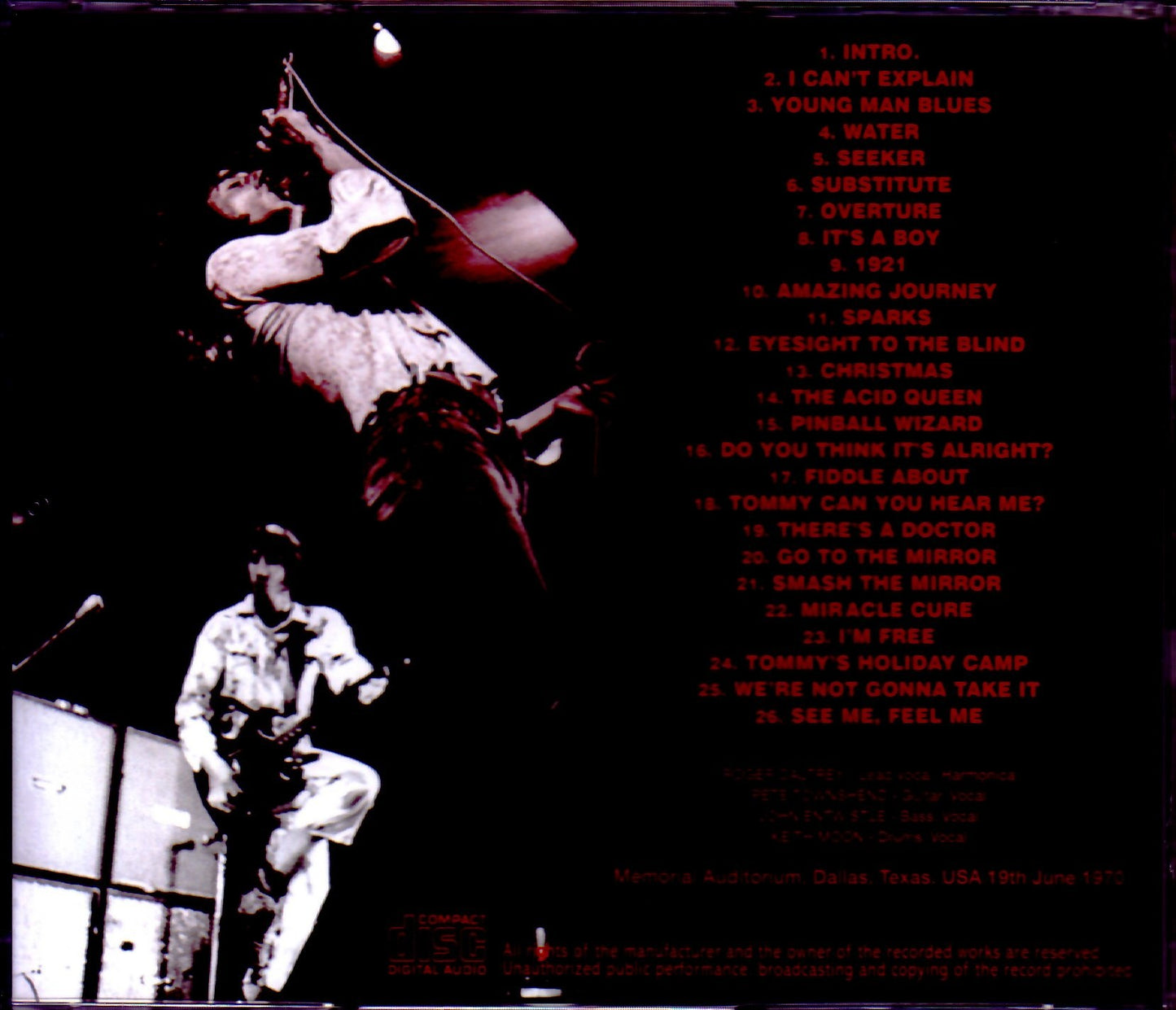 The Who/TX, USA 1970