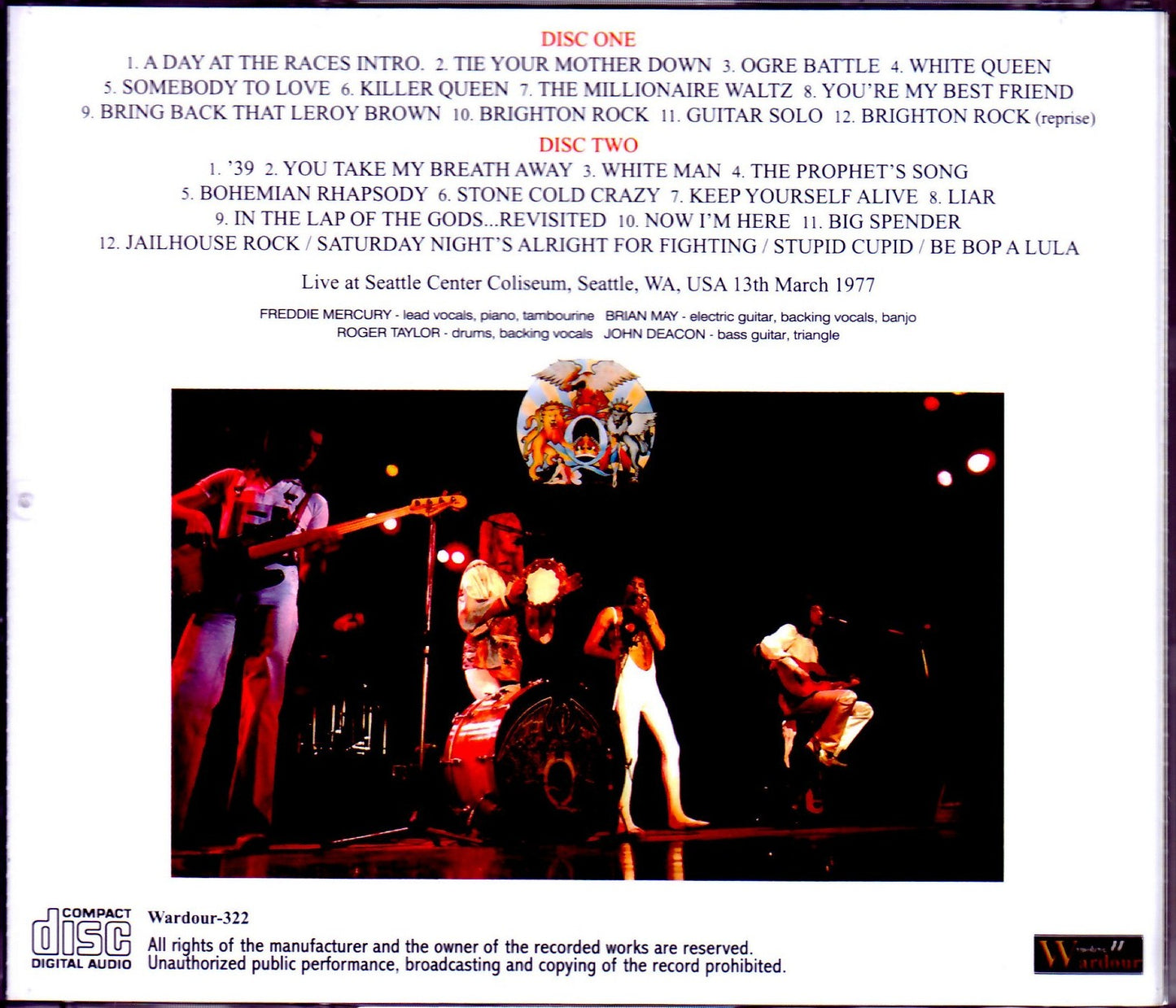 Queen/WA,USA 1977 Upgrade