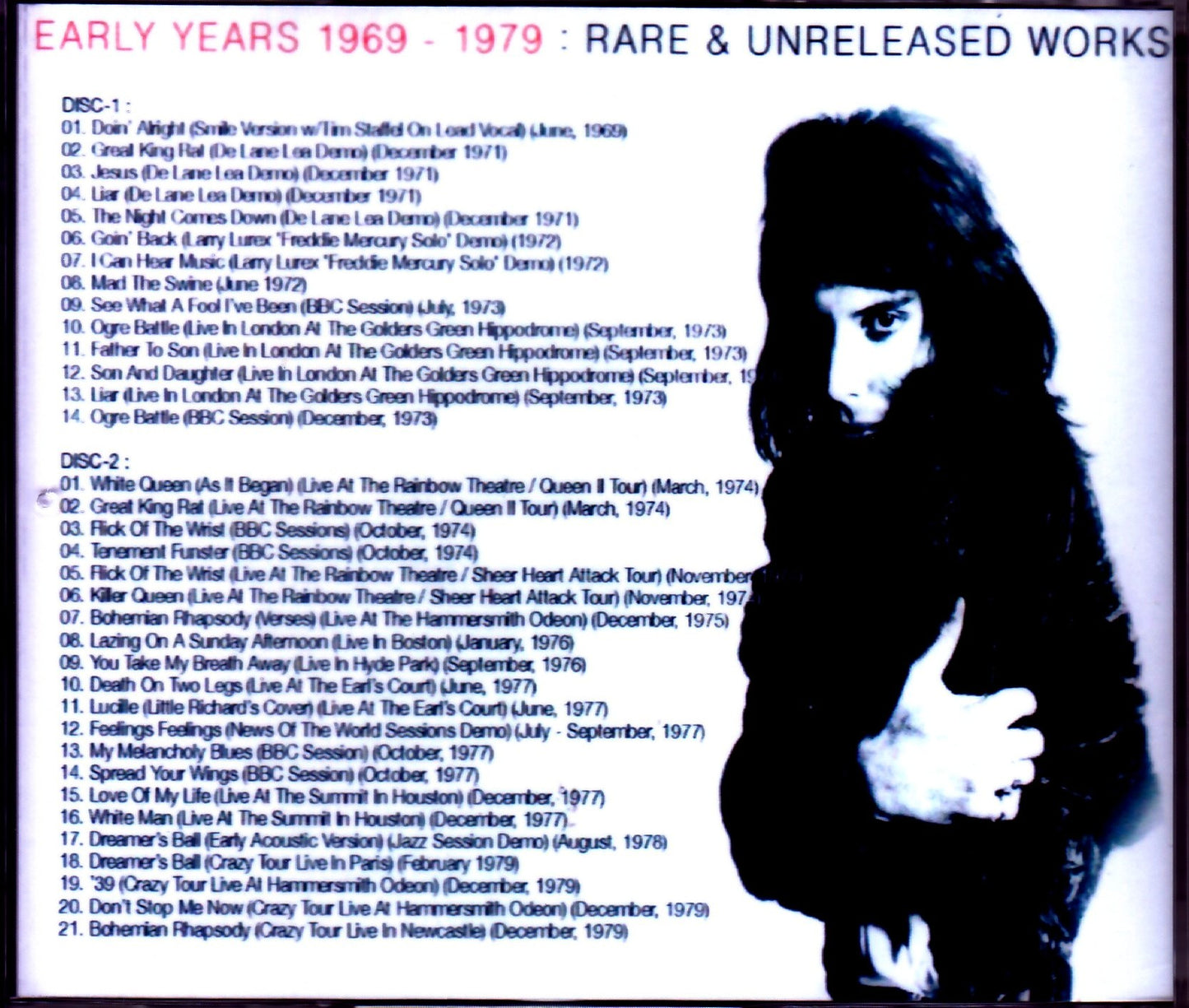 Queen/Rare Early Years Unreleased Works 1969-1979