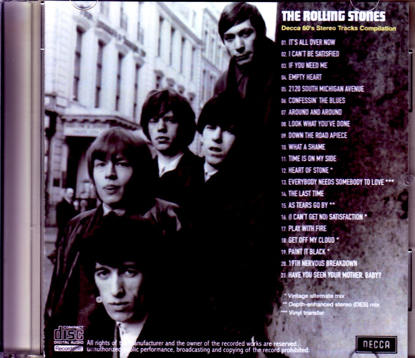 Rolling Stones/Decca 60's Stereo Tracks Compilation