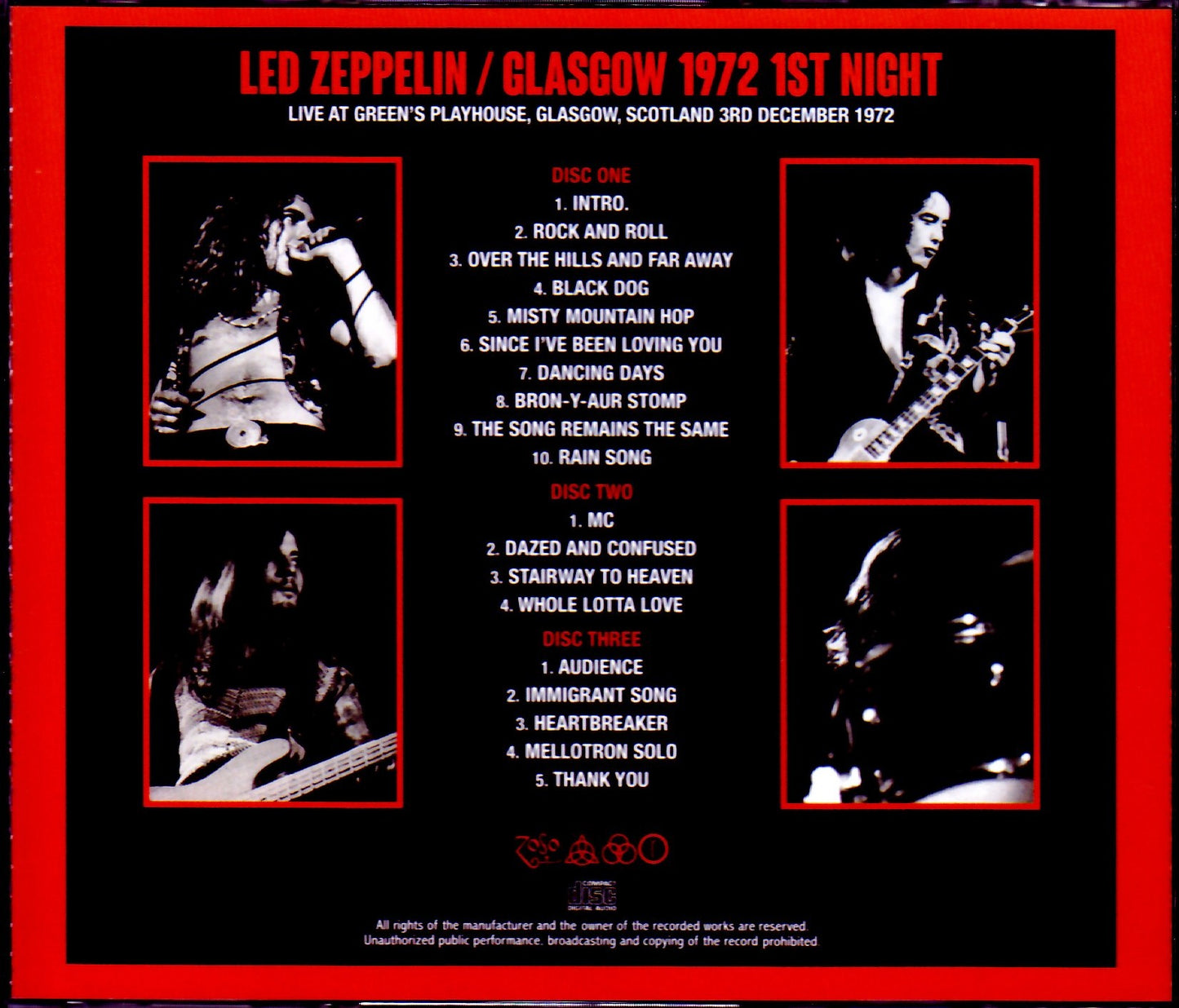 Led Zeppelin/Scotland,UK 1972