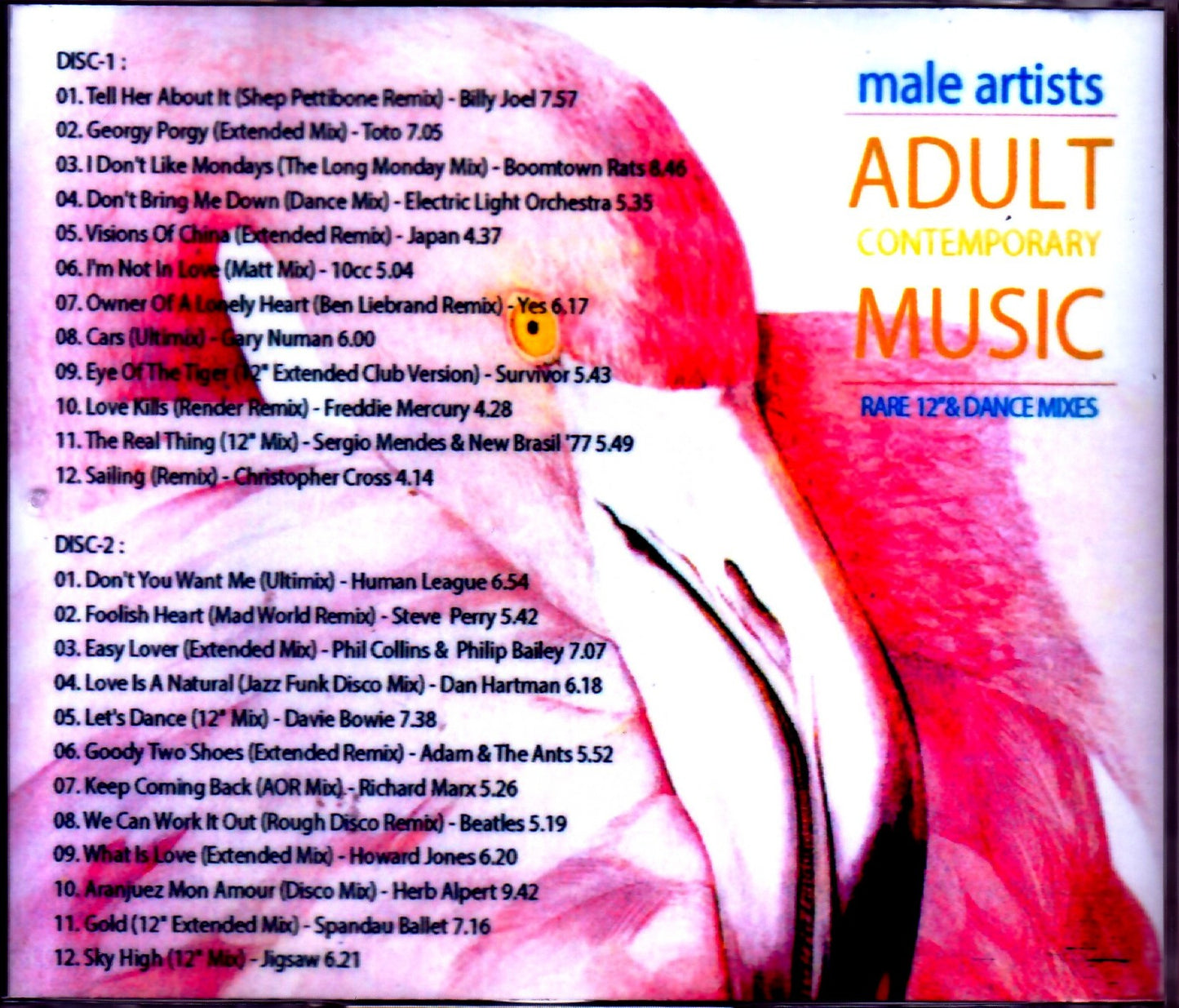 Various Artists Billy Joel,Toto,David Bowie/Male Artists Rare 12" & Dance Mixes Vol.4