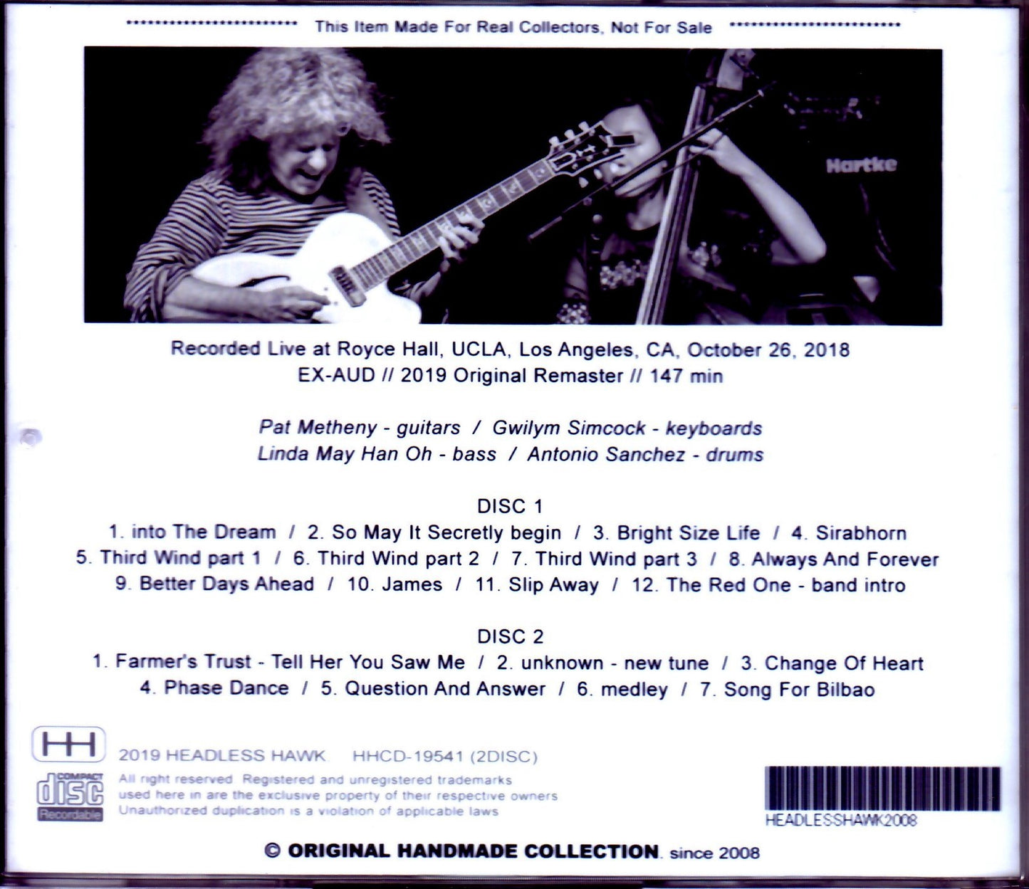 Pat Metheny/CA,USA 2018