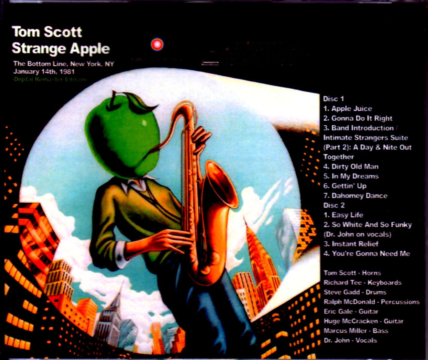 Tom Scott,Stuff/NY,USA 1981