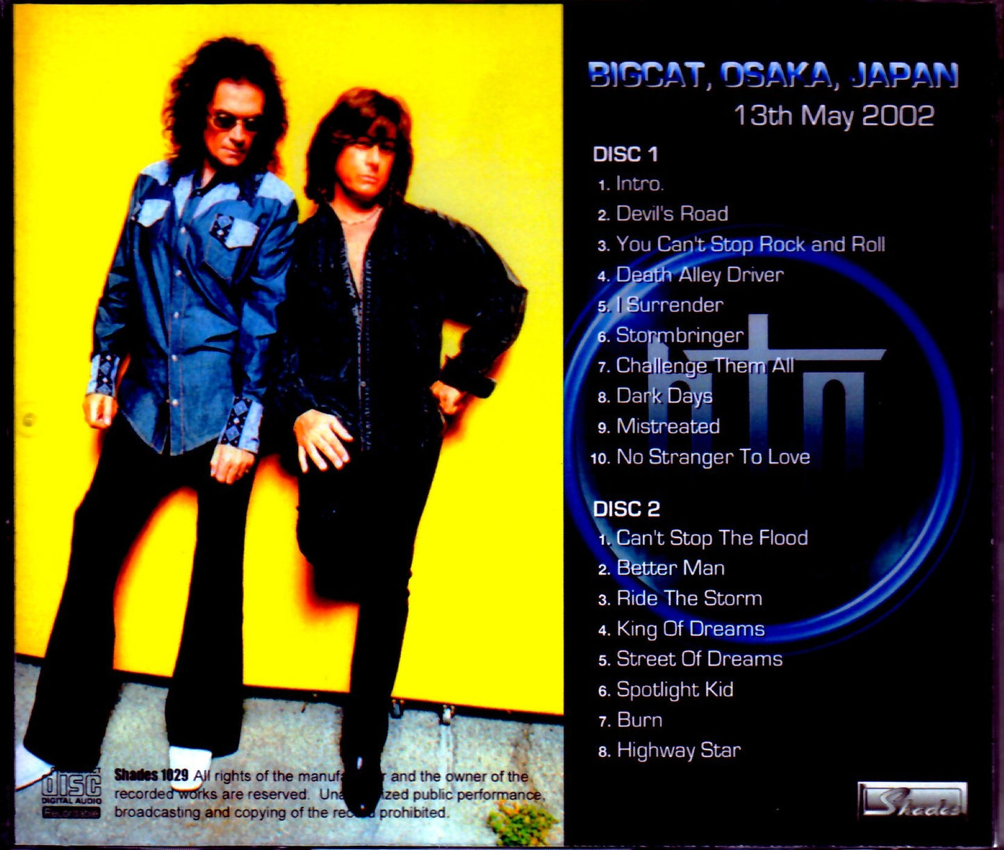 Glenn Hughes, Joe Lynn Turner/Osaka, Japan 2002