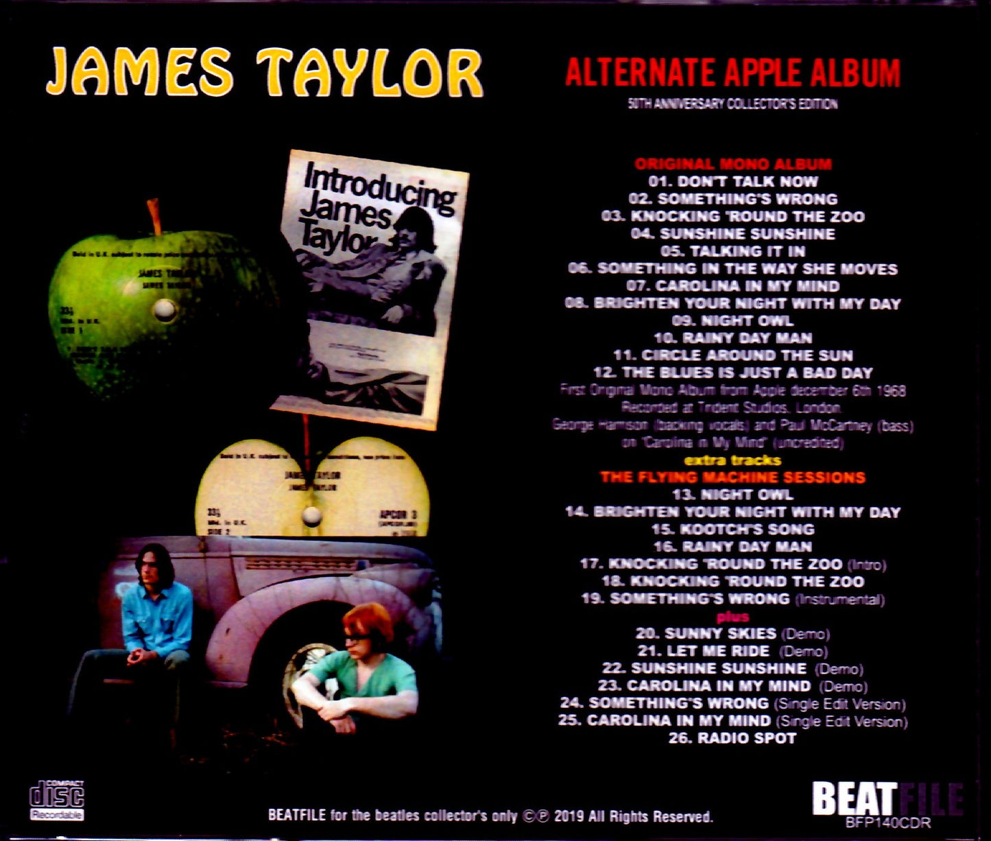 James Taylor/Original Mono Album & Sessions