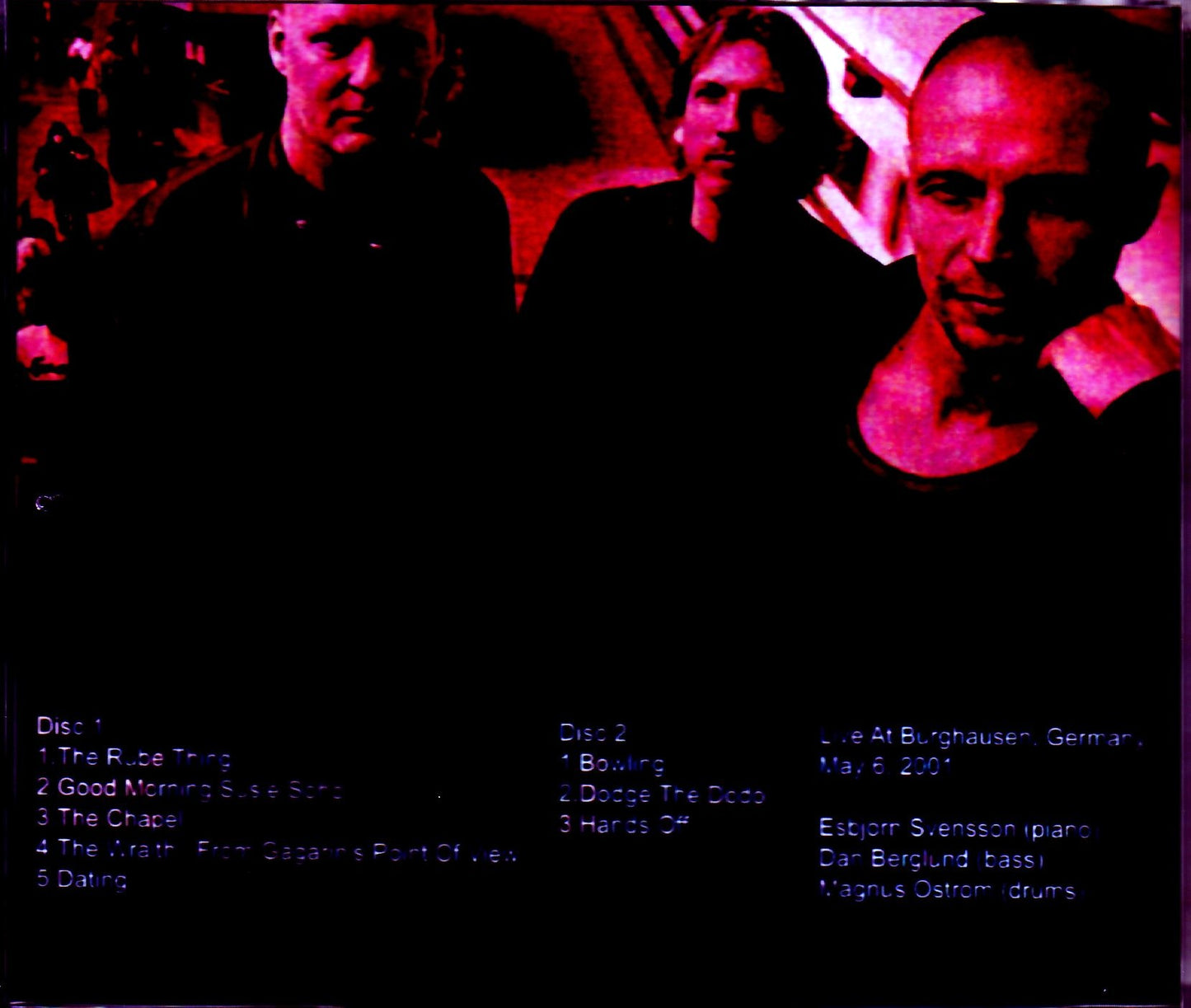 e.s.t. Esbjorn Svensson Trio/Germany 2001