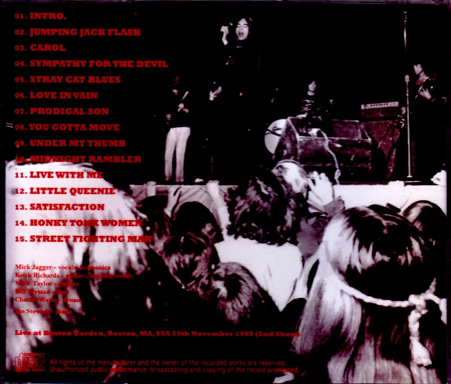 Rolling Stones/MA,USA 1969 2nd Show