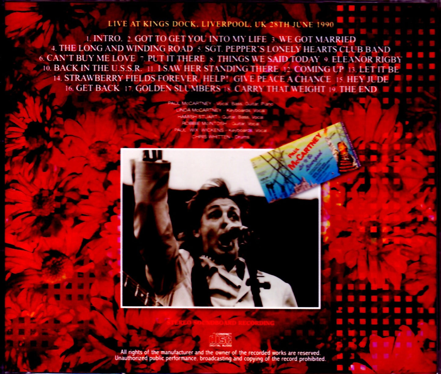Paul McCartney/Liverpool 1990 Remaster