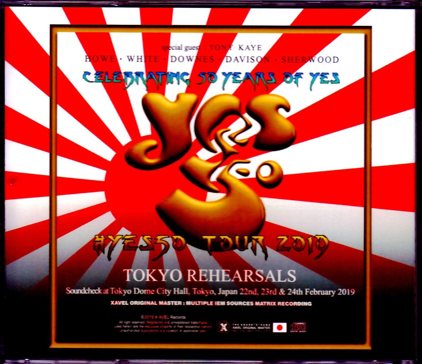 Yes/Tokyo,Japan 2019 Rehearsals