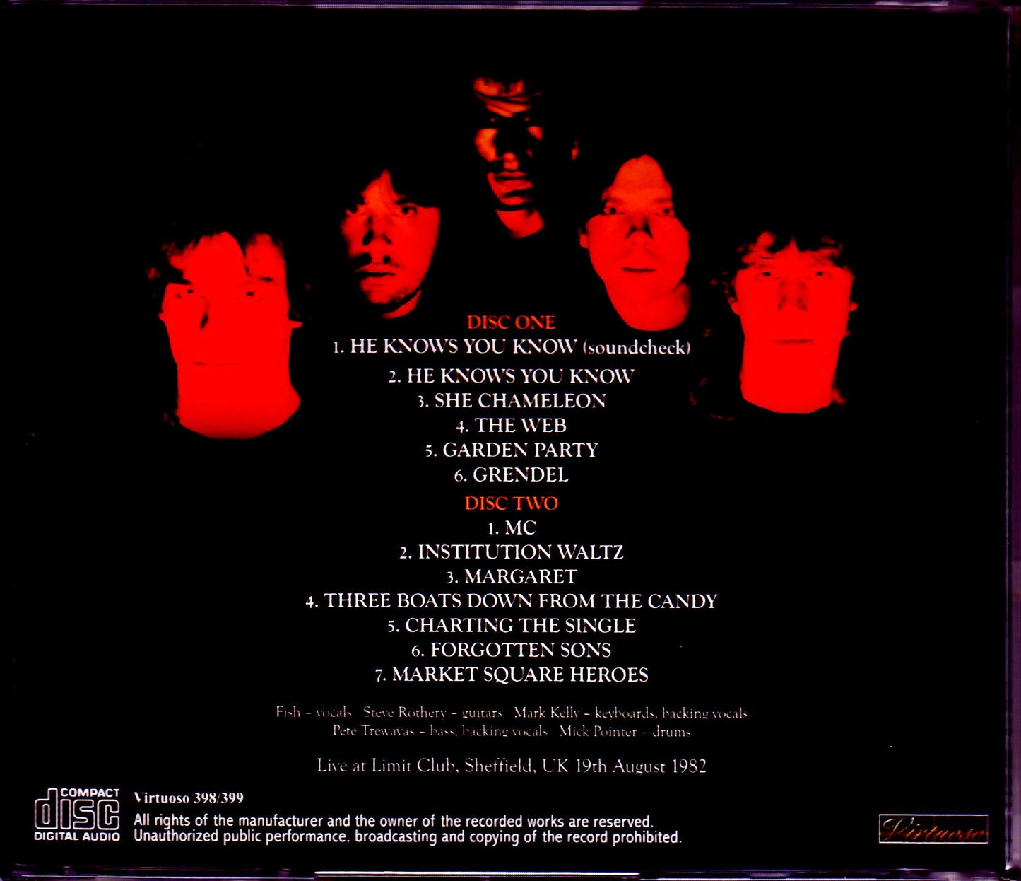 Marillion/UK 1982 & SC