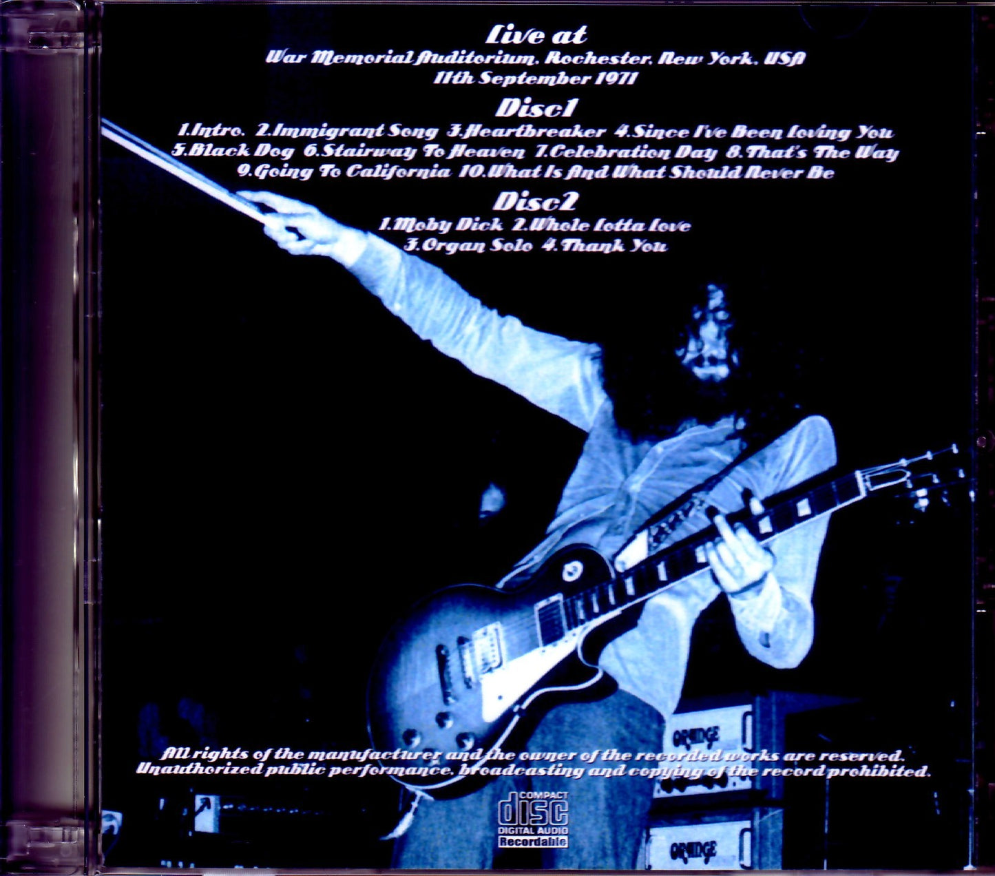 Led Zeppelin/NY,USA 1971 L Digital AUD