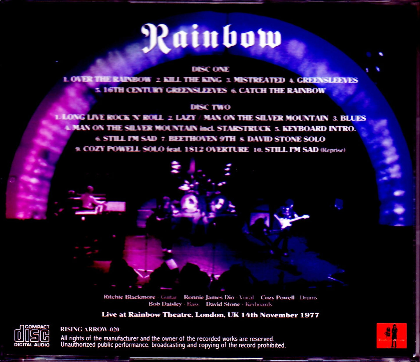 Rainbow/London,UK 1977