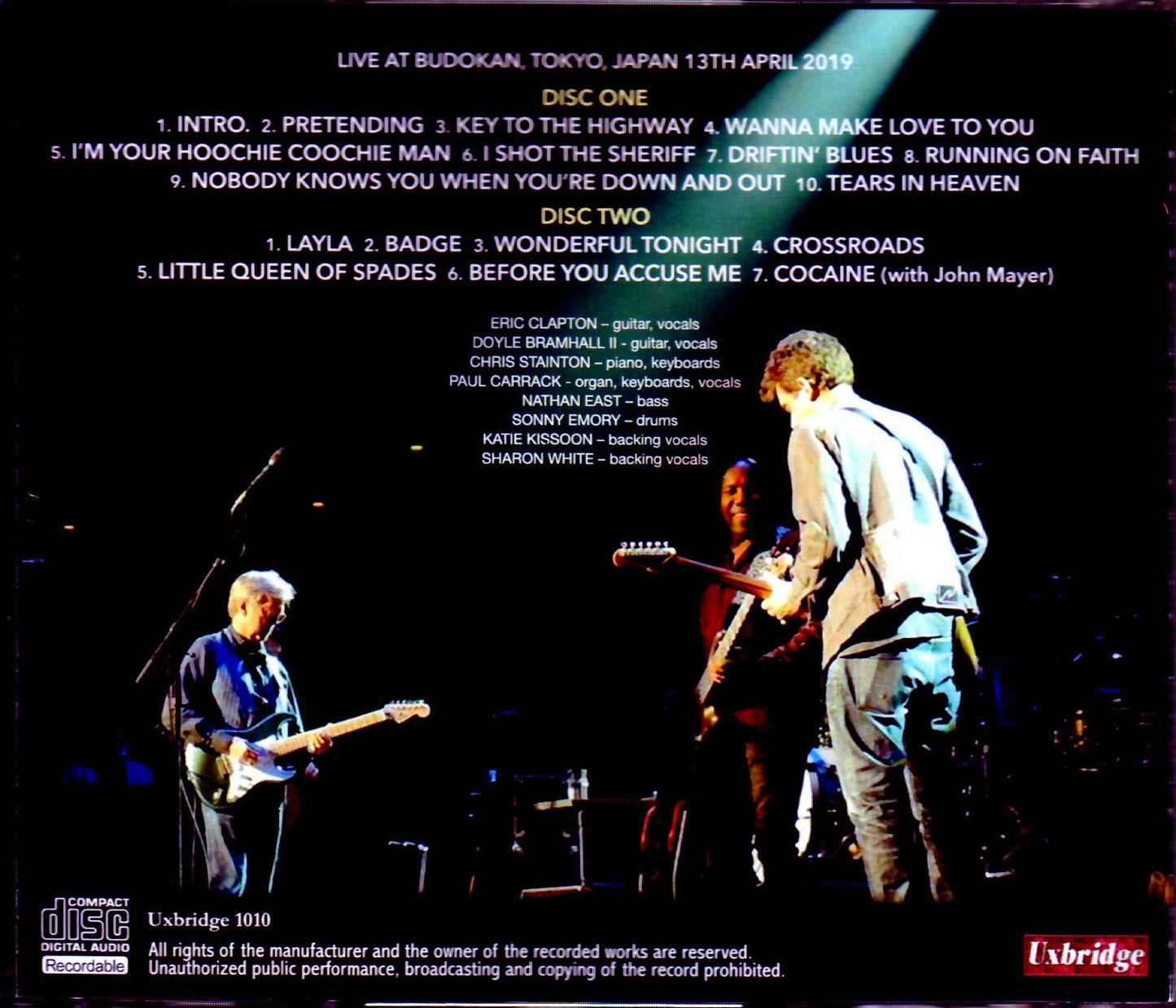 Eric Clapton/Tokyo,Japan 4.13.2019