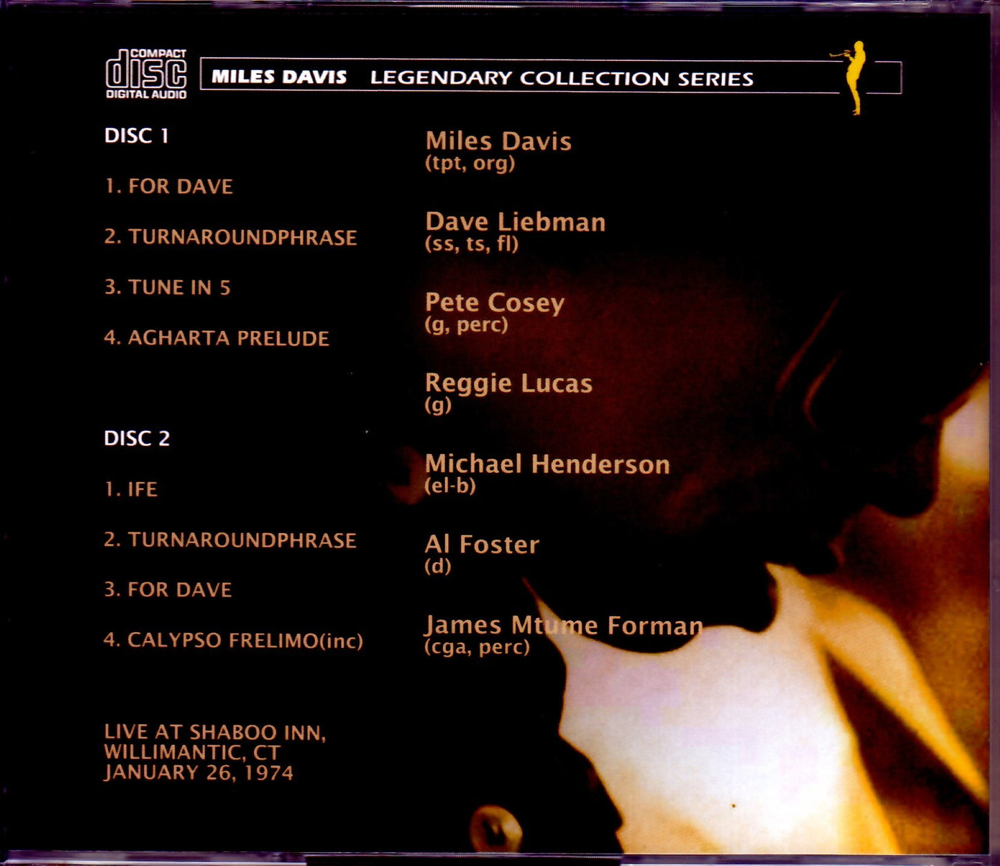Miles Davis/CT,USA 1974