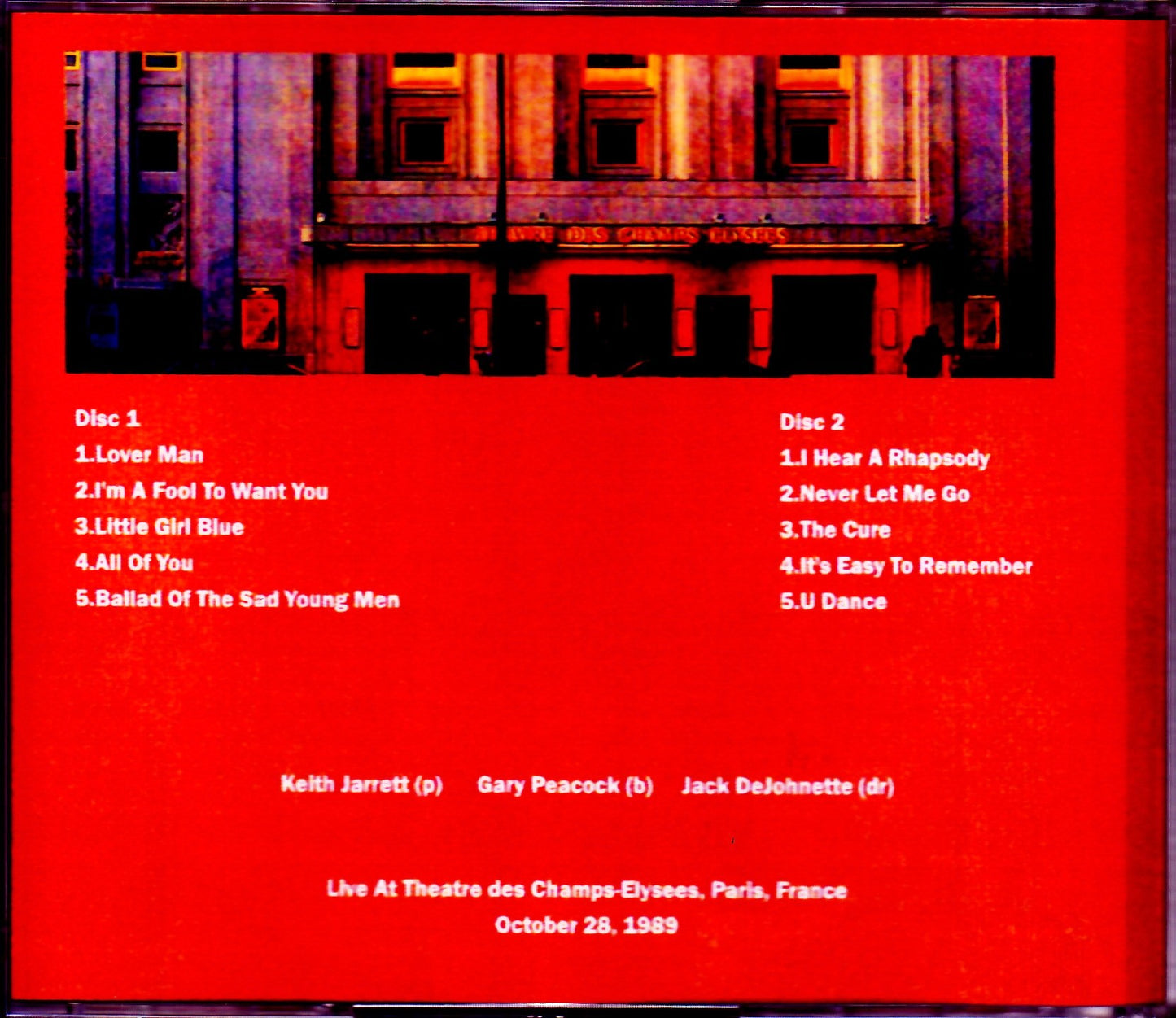 Keith Jarrett/France 1989 Complete