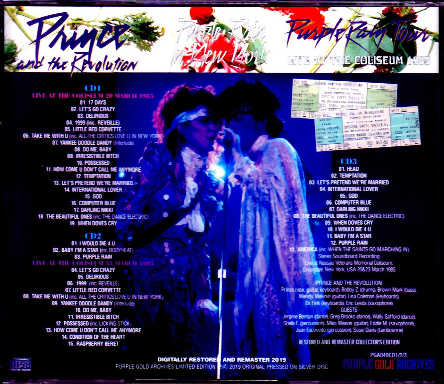 Prince/NY,USA 1985 2 Days Restored and Remaster