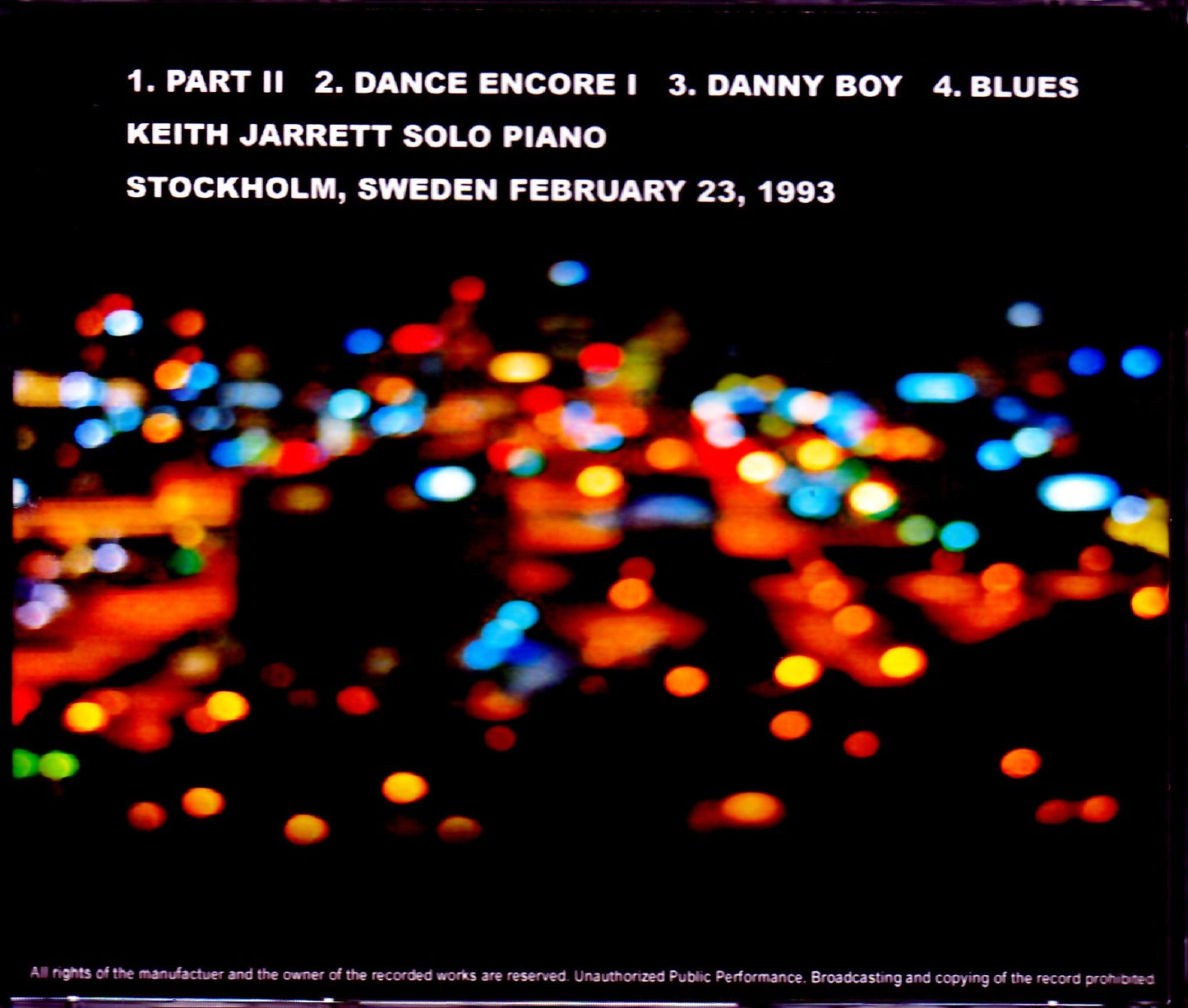 Keith Jarrett/Sweden 1993