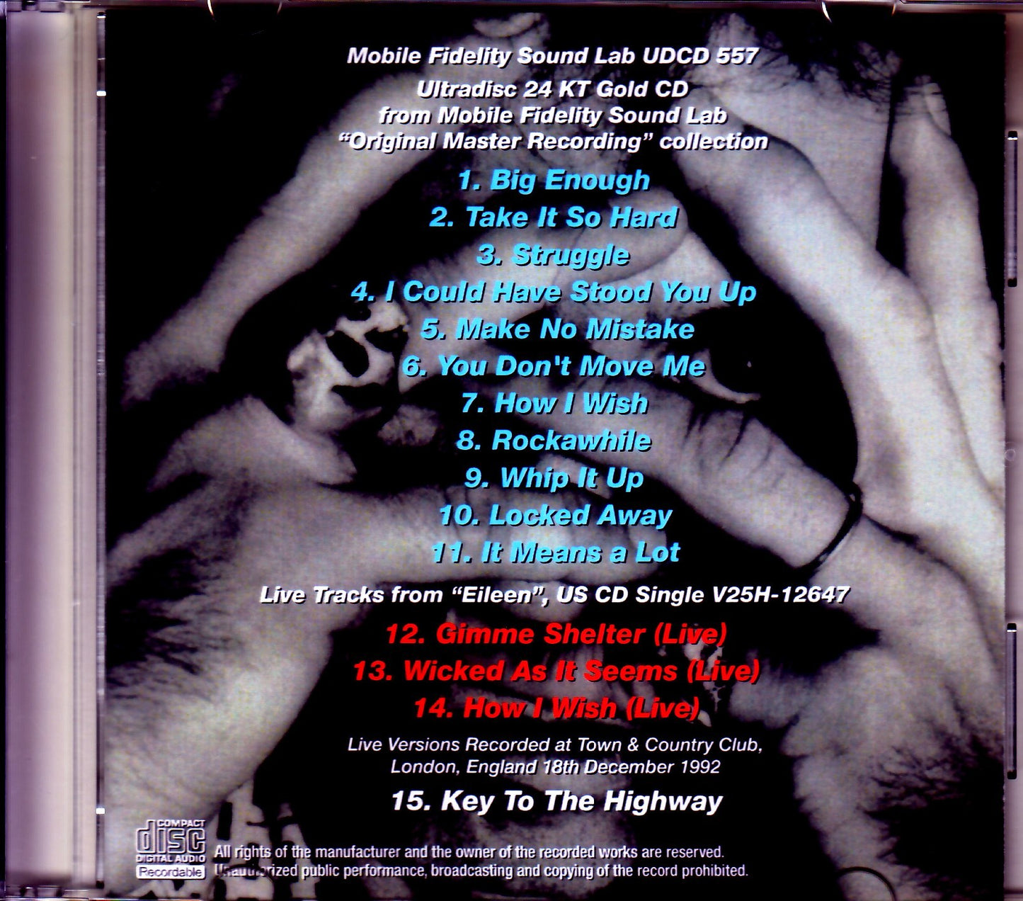 Keith Richards/Talk is Cheap Mobile Fidelity Sound Lab & more