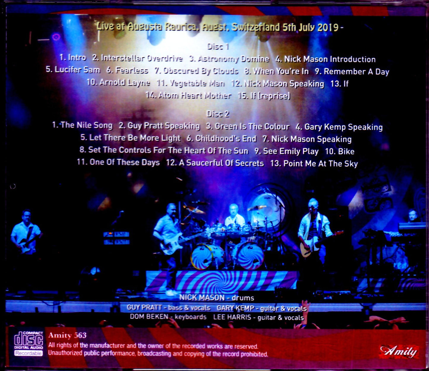Nick Mason's Saucerful of Secrets/Switzerland 2019