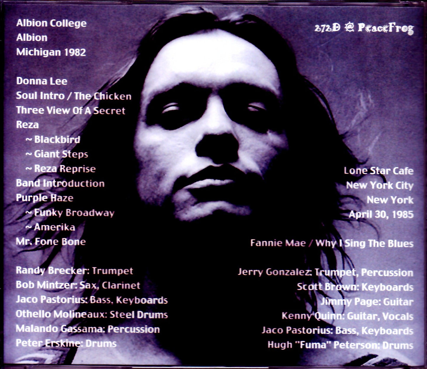 Jaco Pastorius/MI,USA 1982 & more