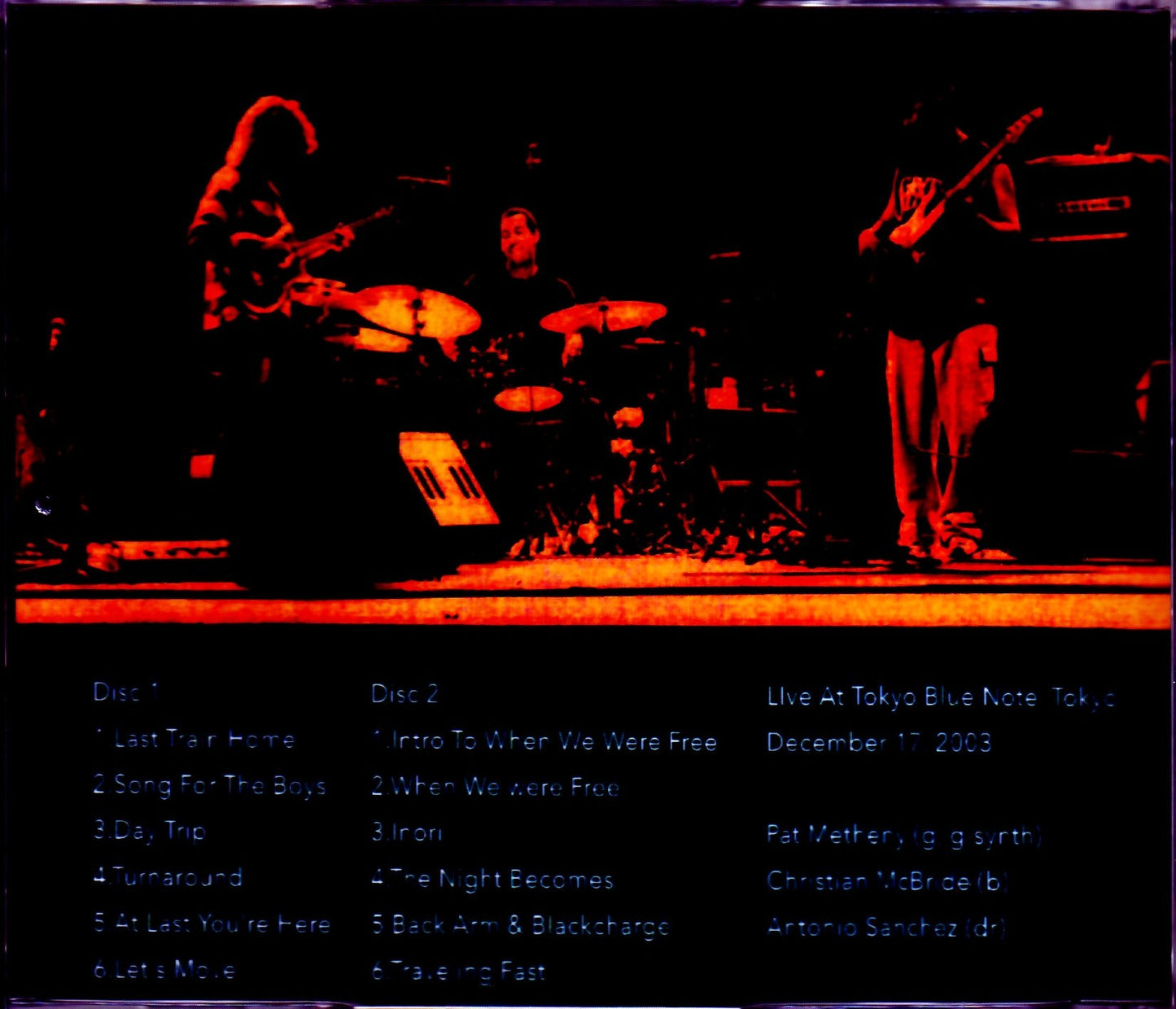 Pat Metheny Trio/Tokyo,Japan 2003