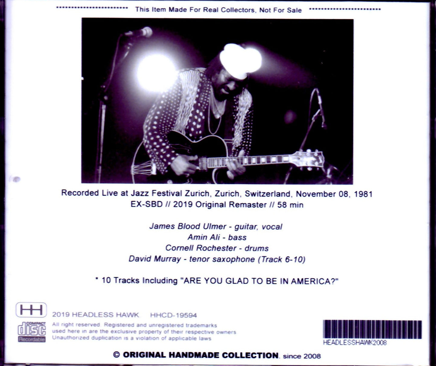 James Blood Ulmer/Switzerland 1981