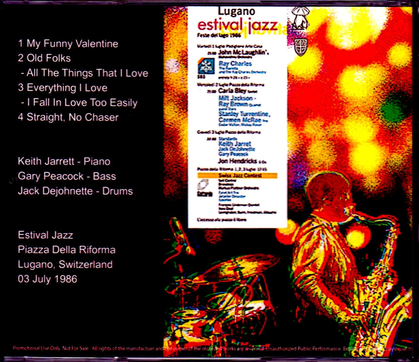 Keith Jarrett Trio/Switzerland 1986
