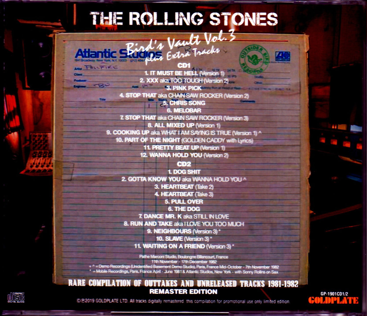 Rolling Stones/Rare Compilation of Outtakes and Unreleased Tracks 1981-1982