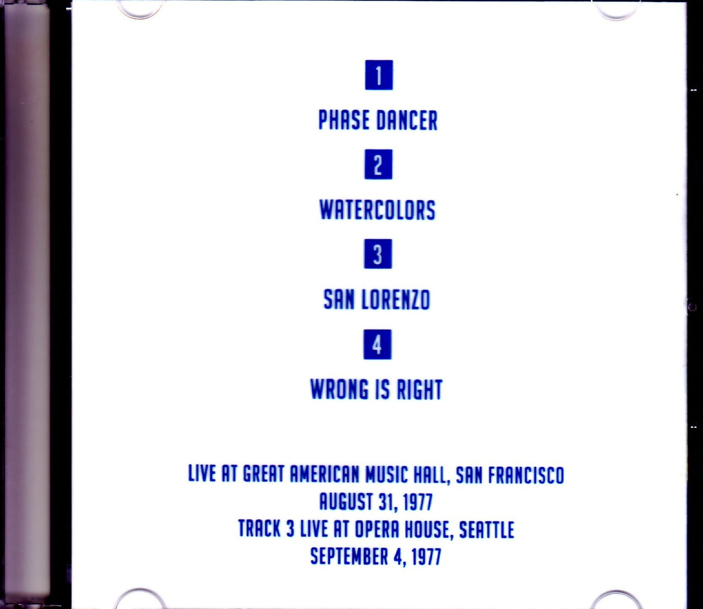 Pat Metheny Group/CA, USA 1977