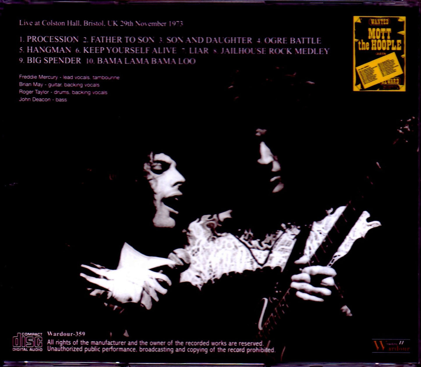 Queen/UK 11.29.1973 Upgrade