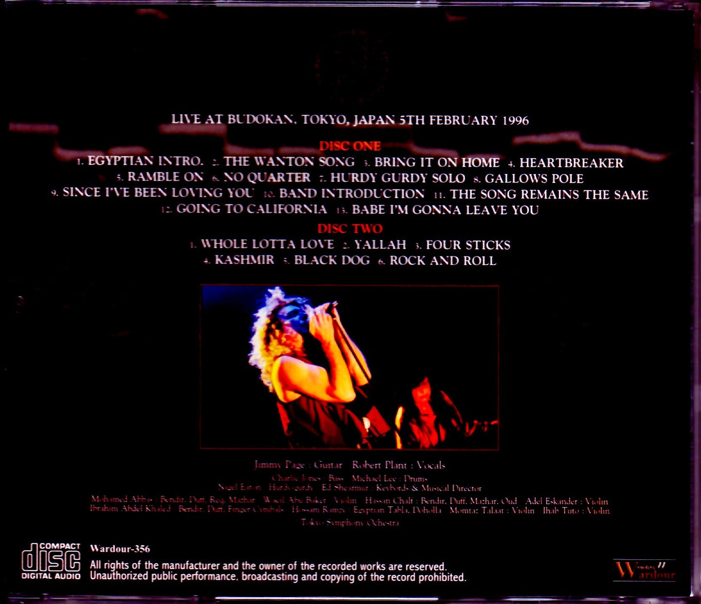 Jimmy Page,Robert Plant/Tokyo,Japan 2.5.1996
