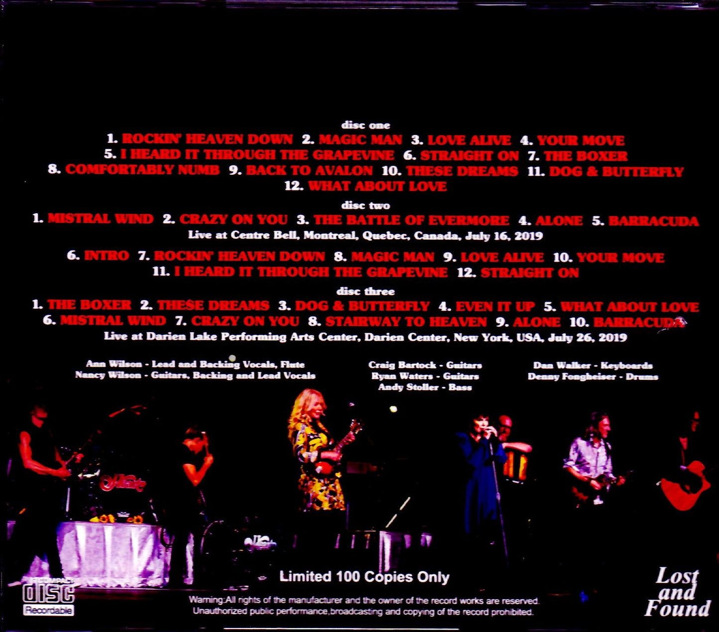 Heart/Canada 2019 & more