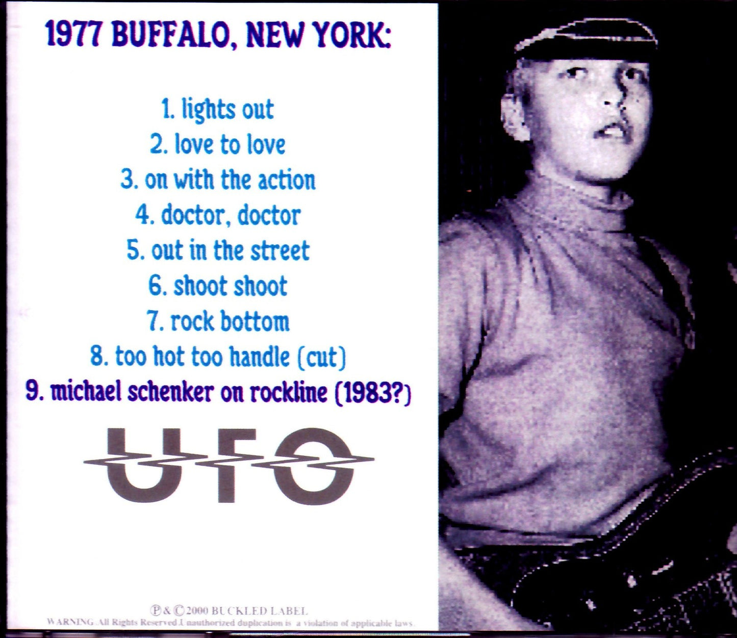UFO,Michael Schenker/NY,USA 1977
