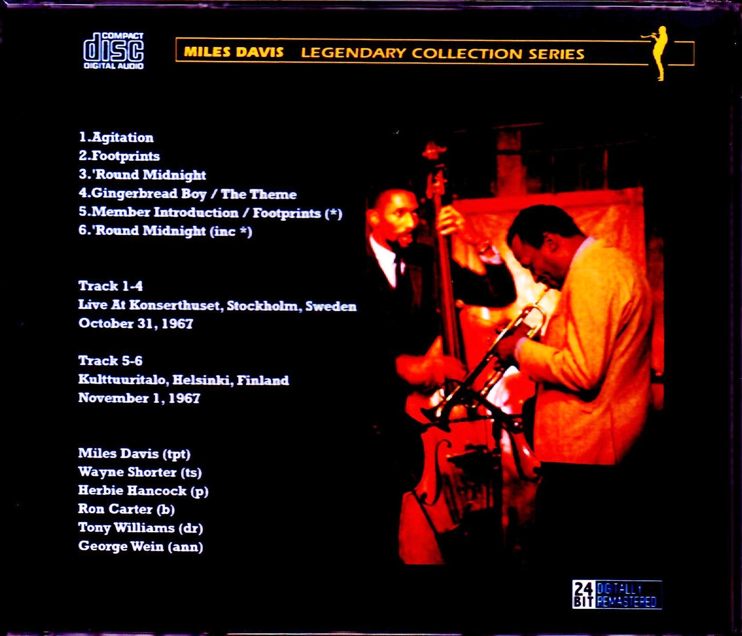 Miles Davis, Wayne Shorter, Herbie Hancock/Sweden 1967
