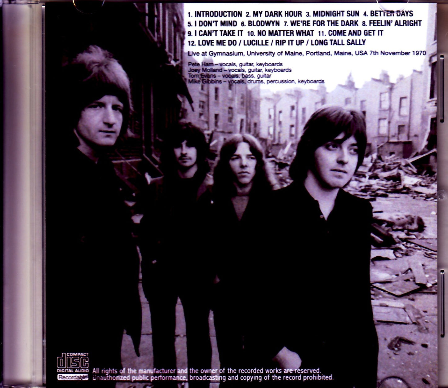 Badfinger/Maine, USA 1970