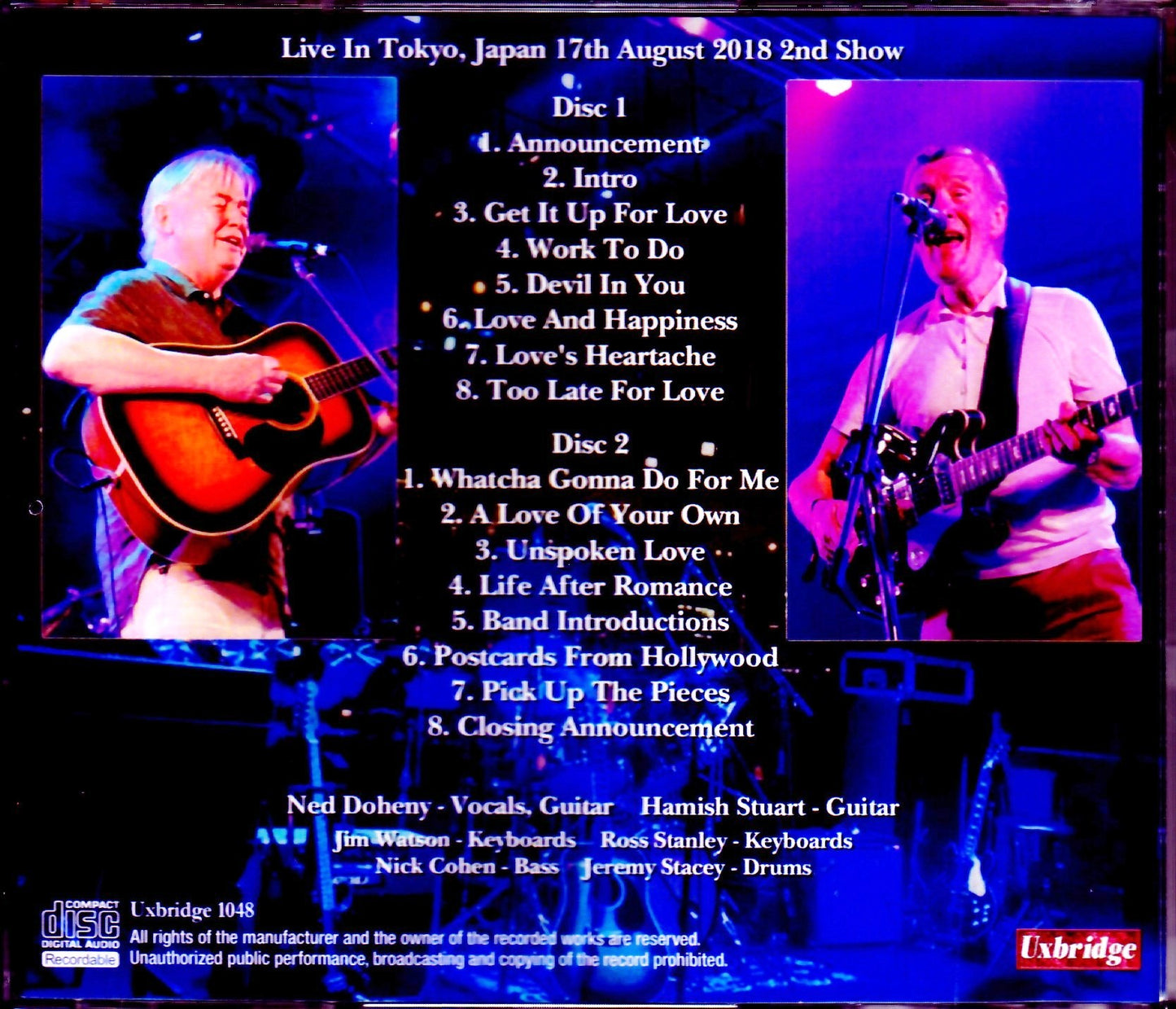 Ned Doheny,Hamish Stuart/Tokyo,Japan 2018