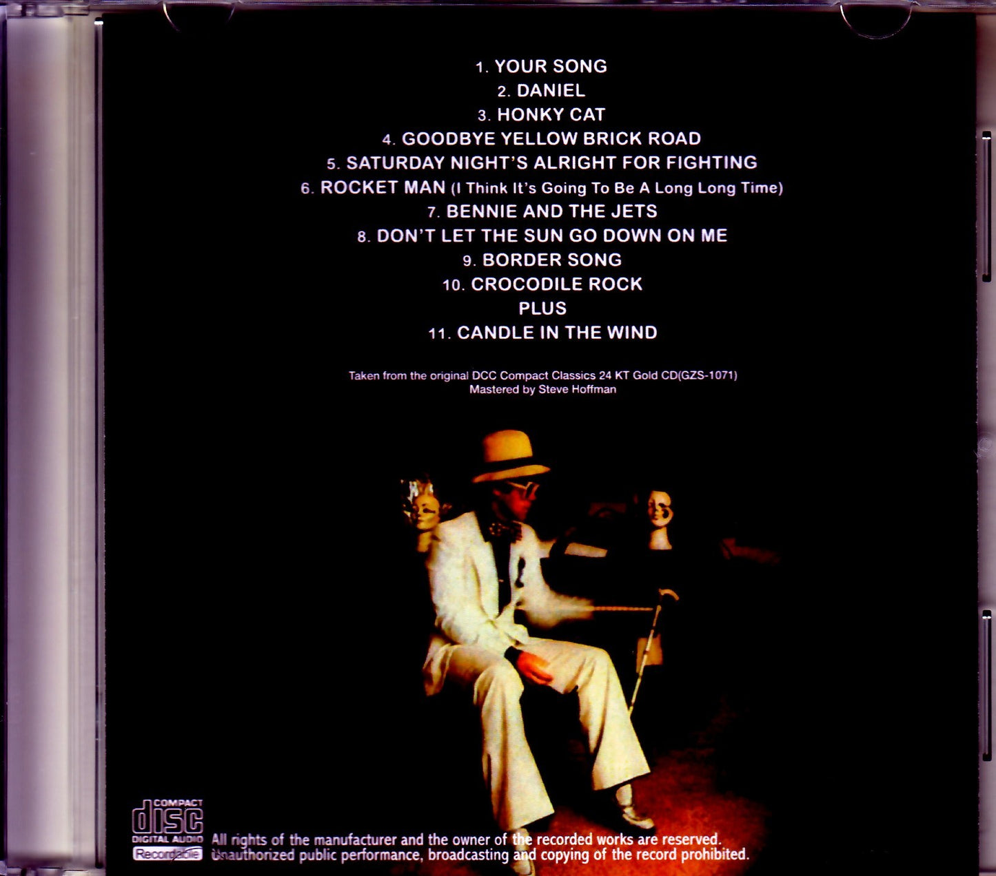 Elton John/Greatest Hits Original DCC Compact Classics