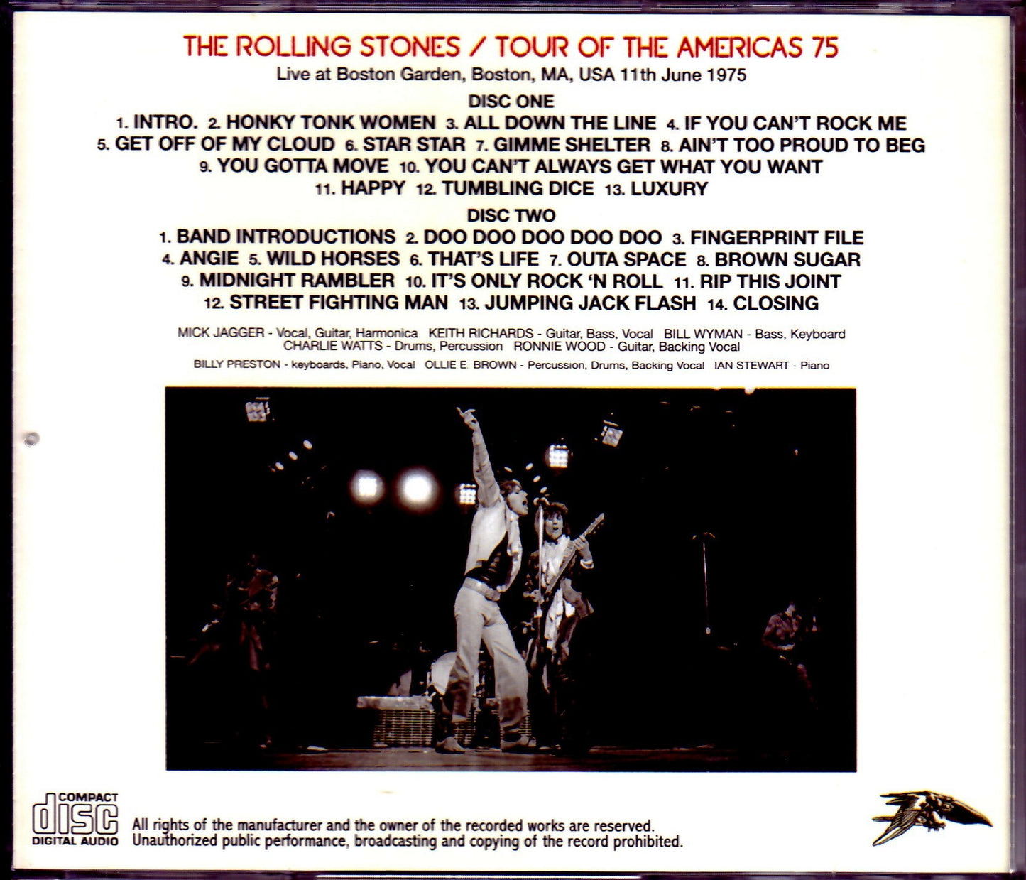 Rolling Stones/MA,USA 6.11.1975