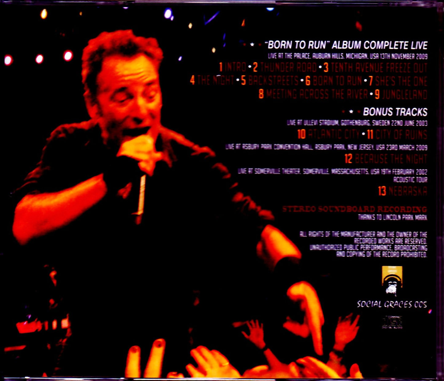 Bruce Springsteen & the E Street Band/MI,USA 2009 & more