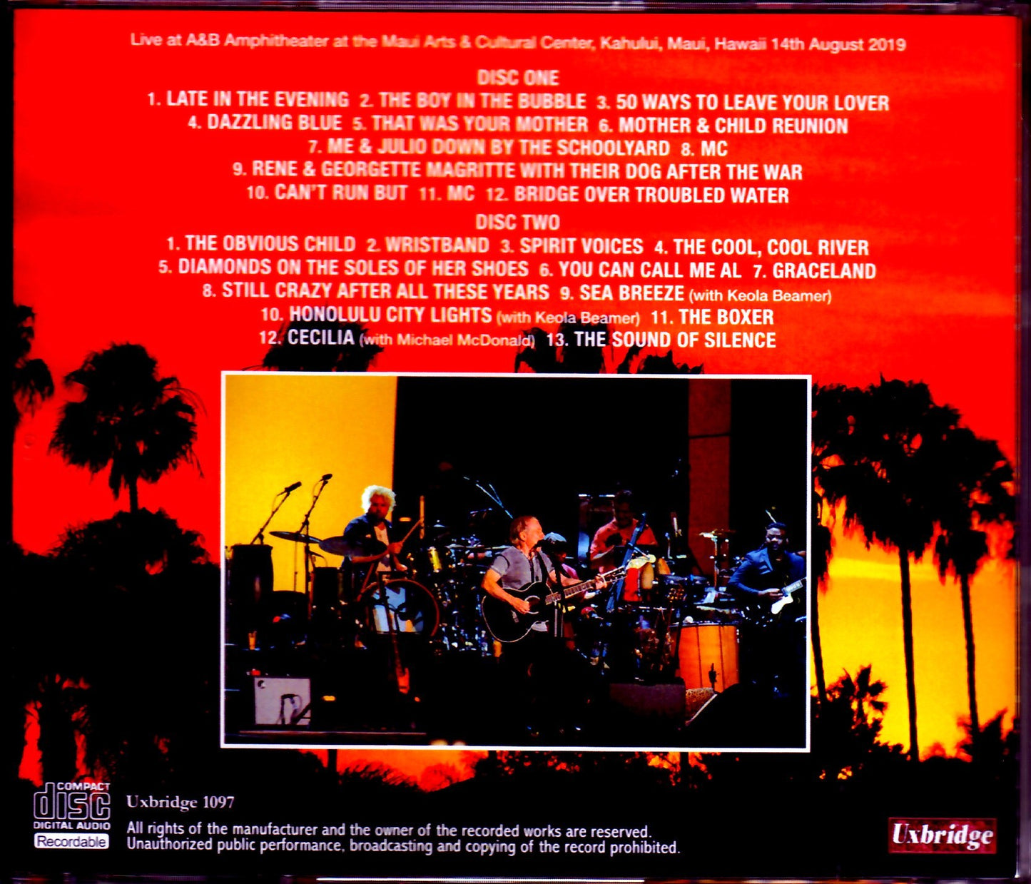 Paul Simon/Hawaii, USA 2019