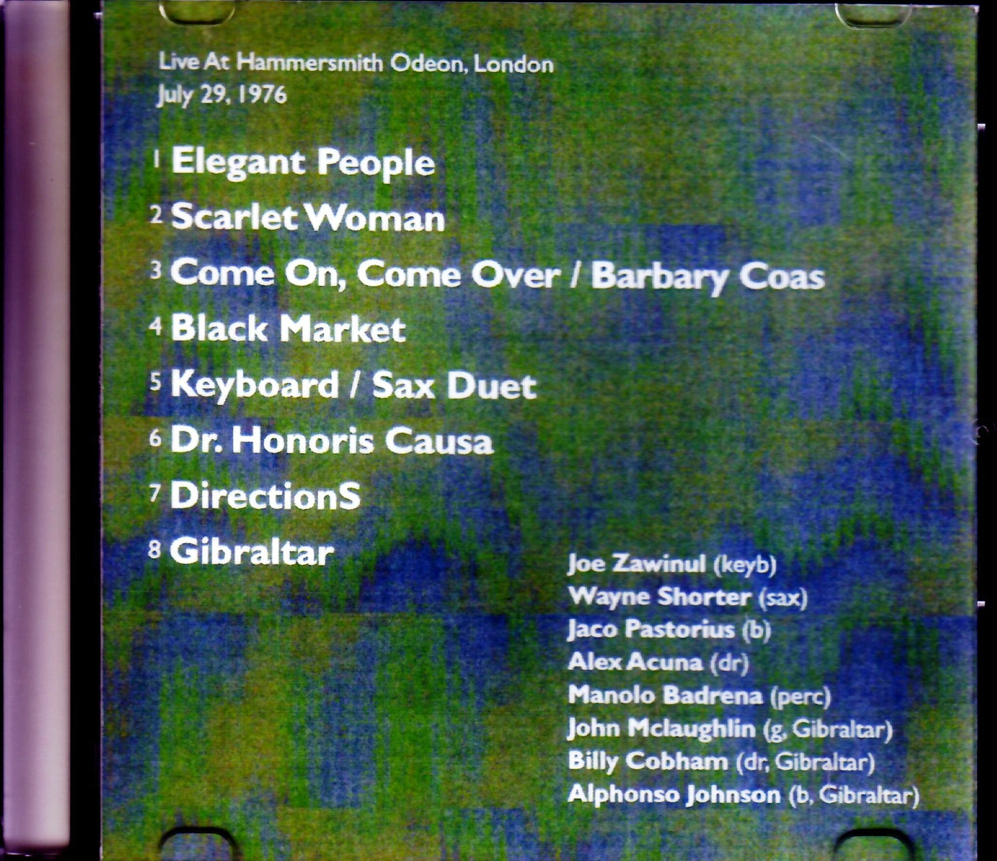 Weather Report/London,UK 1976