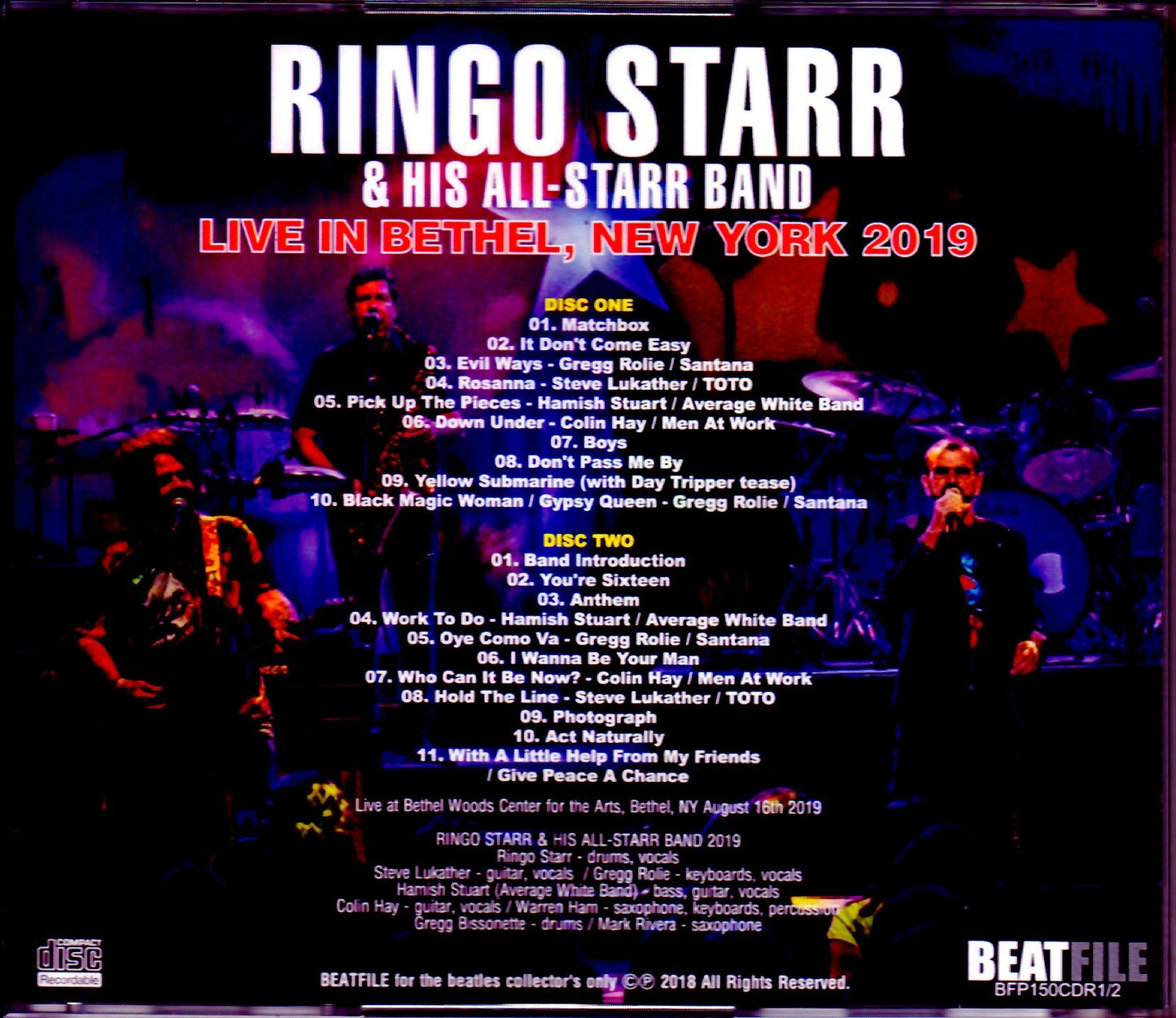 Ringo Starr and His All-Starr Band/NY,USA 2019
