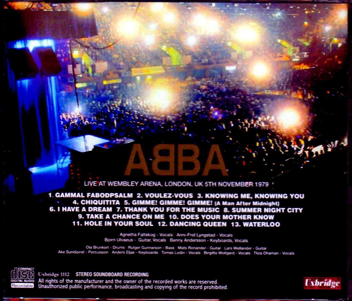 Abba/London,UK 11.5.1979