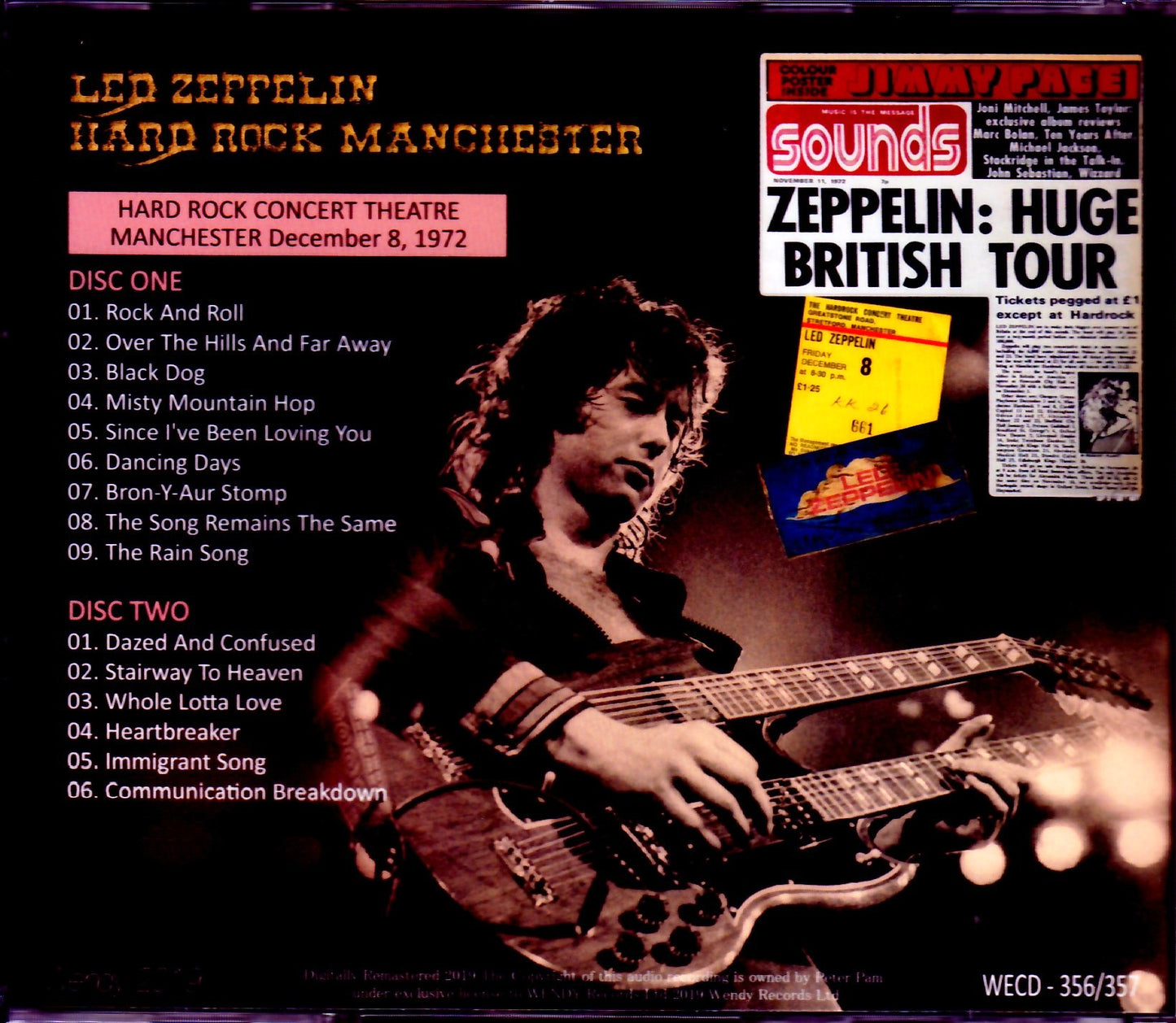 Led Zeppelin/UK 12.8.1972